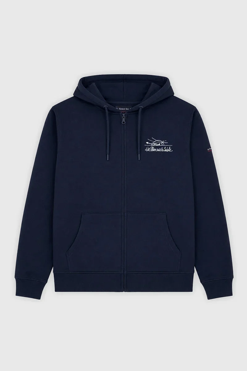 Carefully Designed Sweat zippé - Un violon sur le sable Comfortable