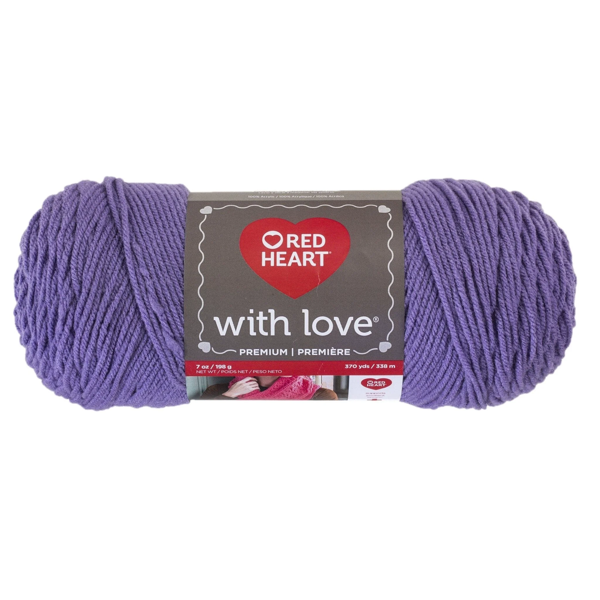 Premium Red Heart With Love Lilac Exclusive