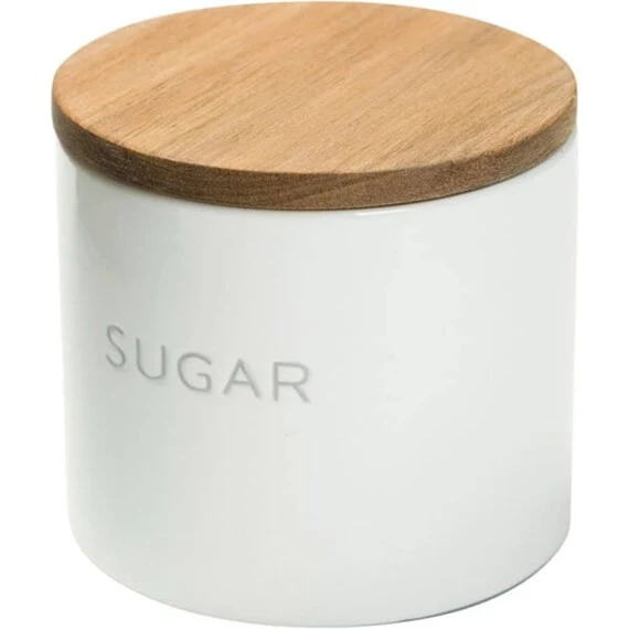 Durable PORCELAIN CANISTER 350ML SUGAR Original Design