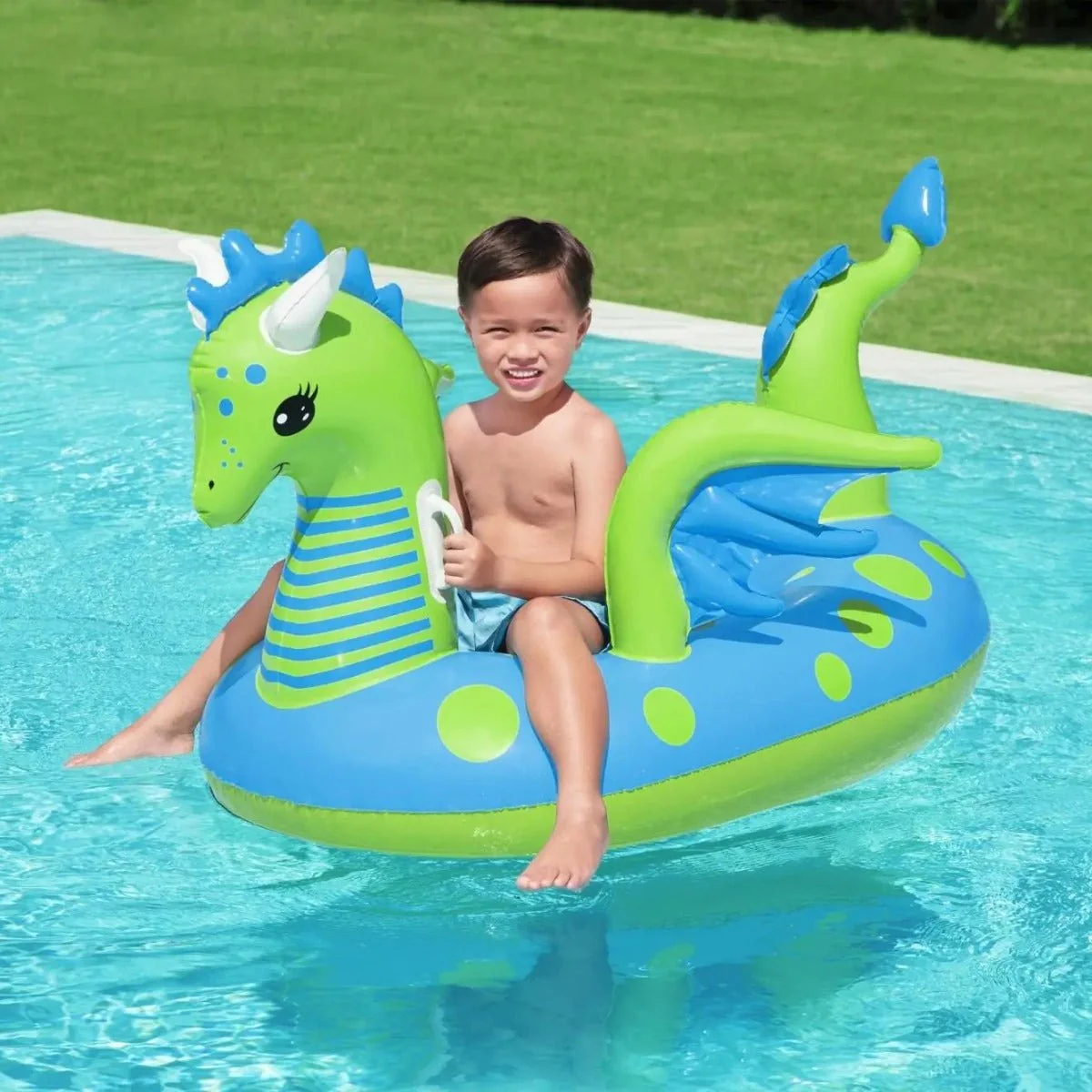 Refined H2OGO Fantasy Dragon - Kids Ride-On Pool Float Premium