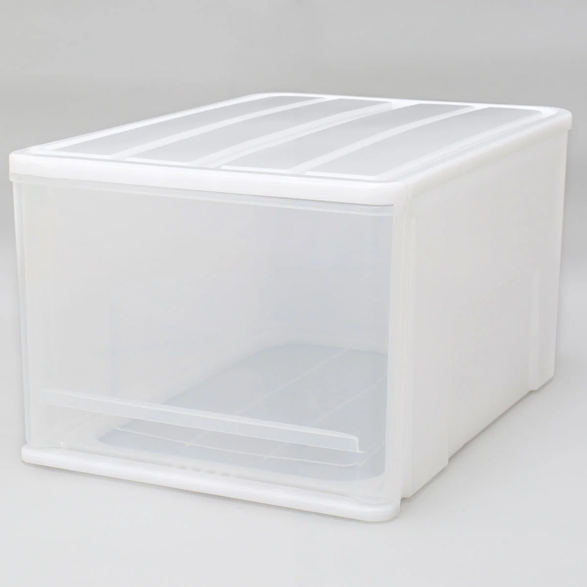 Detailed STACKABLE DRAWER BOX CERES-FD L H30D55 Pure
