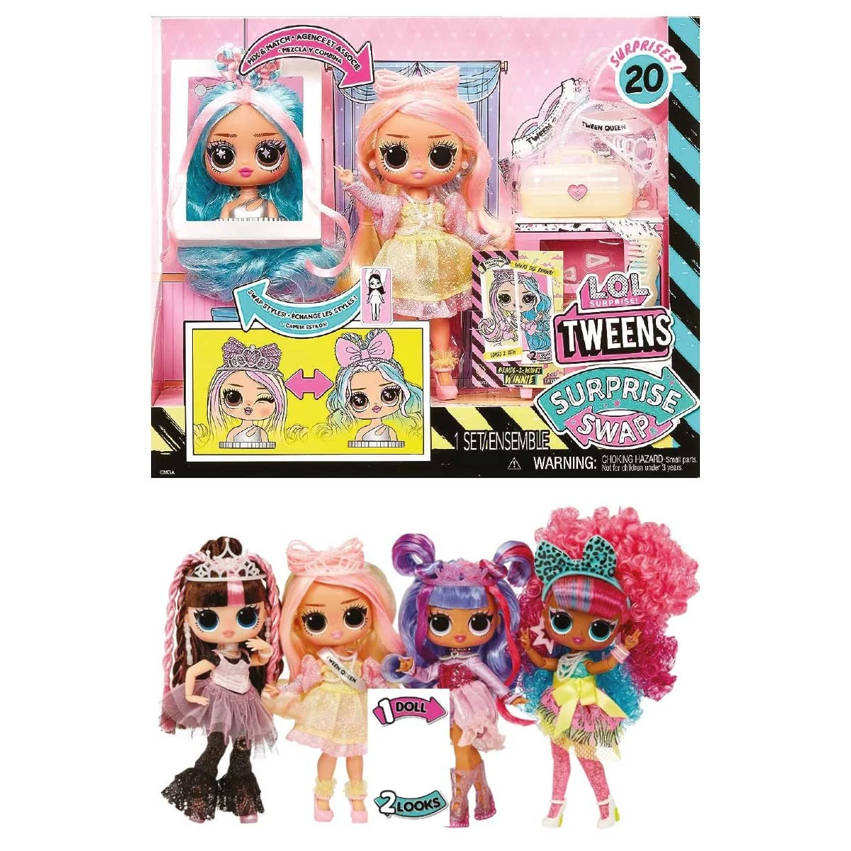 Original Design L.O.L Surprise Twins Surprise Swap Assorted Fashion Doll Convenient