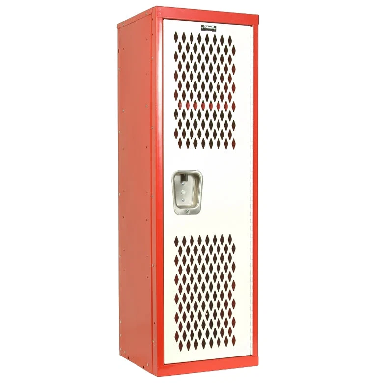 Powerful Red and White Home Team Locker Environmentally Friendly