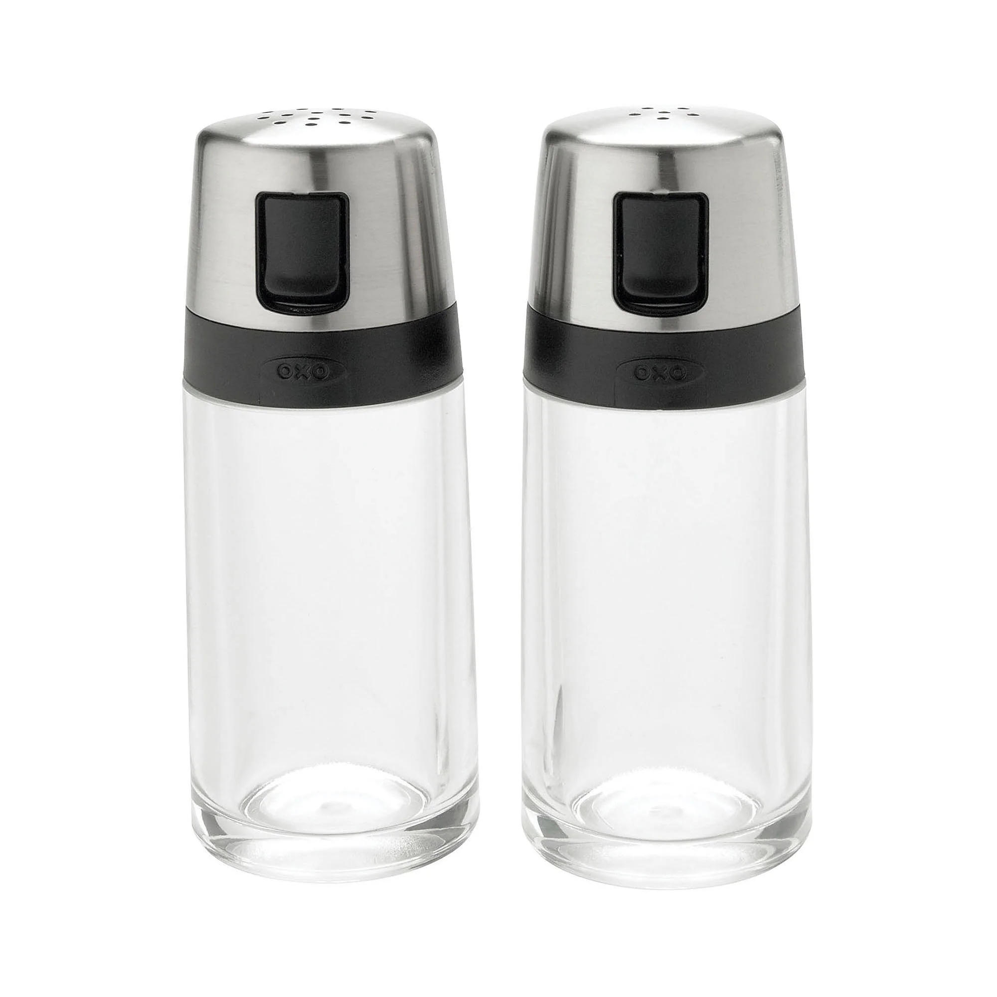 Genuine OXO GG SALT amp PEPPER SHAKER POURER SET User-Friendly