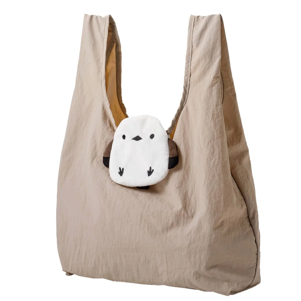 Practical Snow Fairy Foldable Eco Bag White Prestigious
