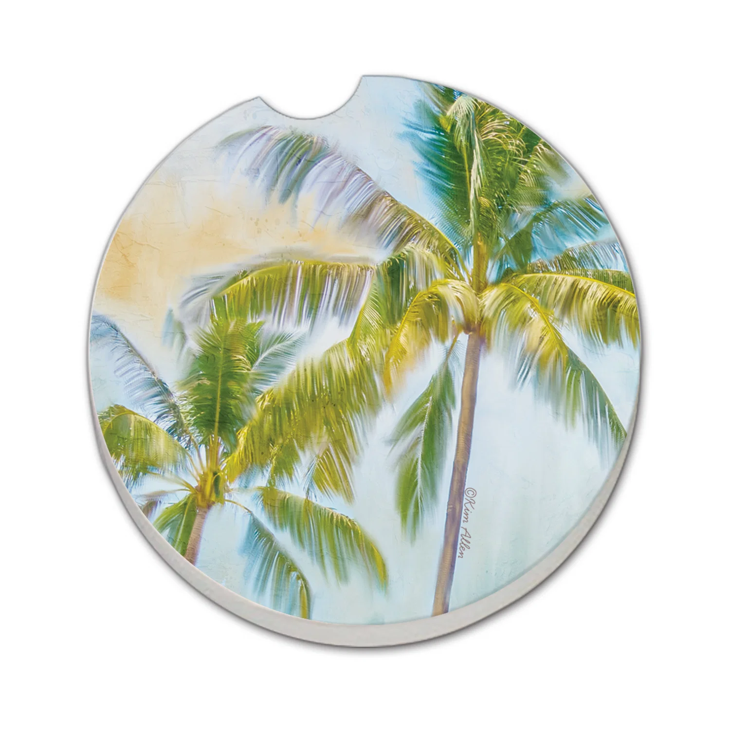 Excellent CAR COASTER SUNSET PALMS Refined