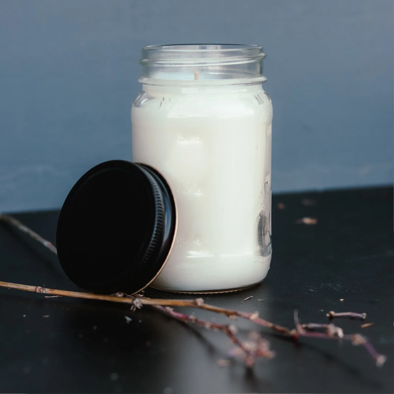 Advanced 13 oz Mason Jar Soy Candle - Apple Maple Bourbon Healthy