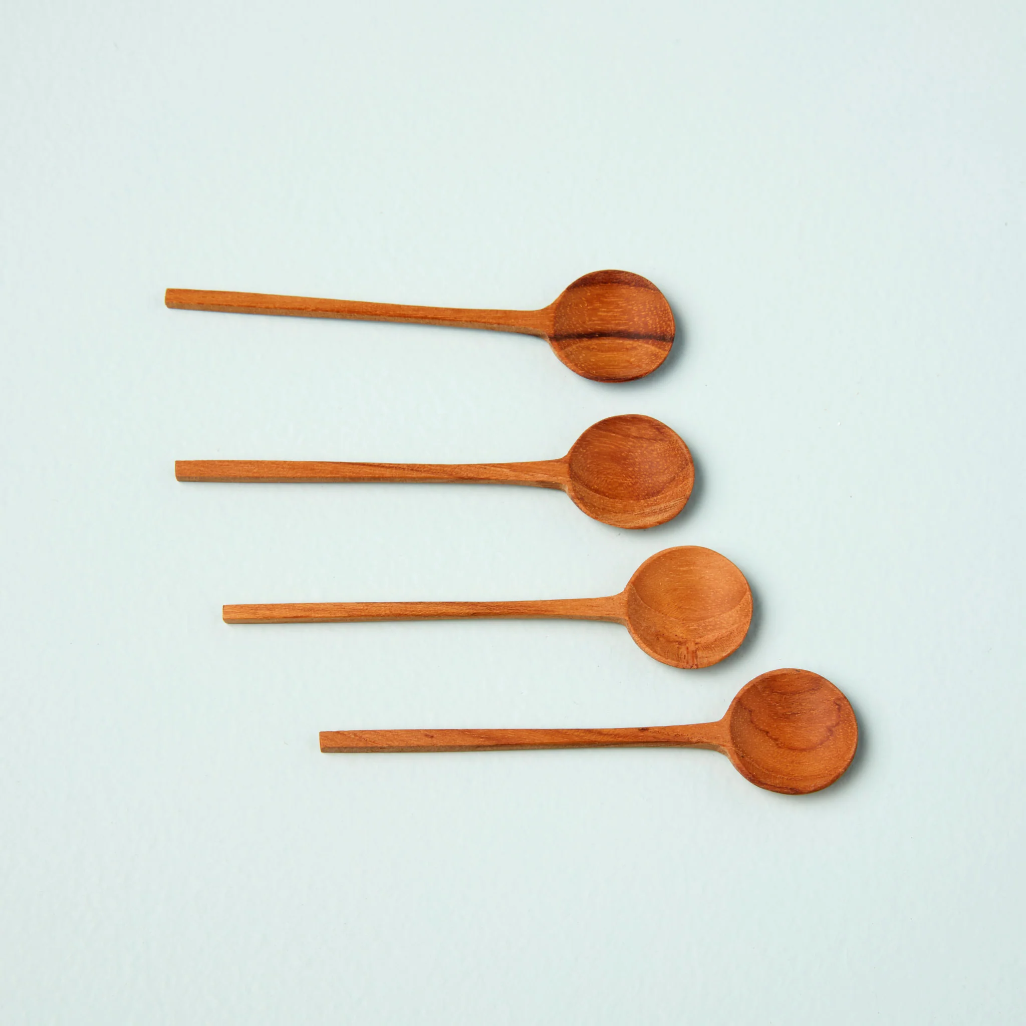 Innovative Teak Thin Spoons Small Set of 4 Next-Generation