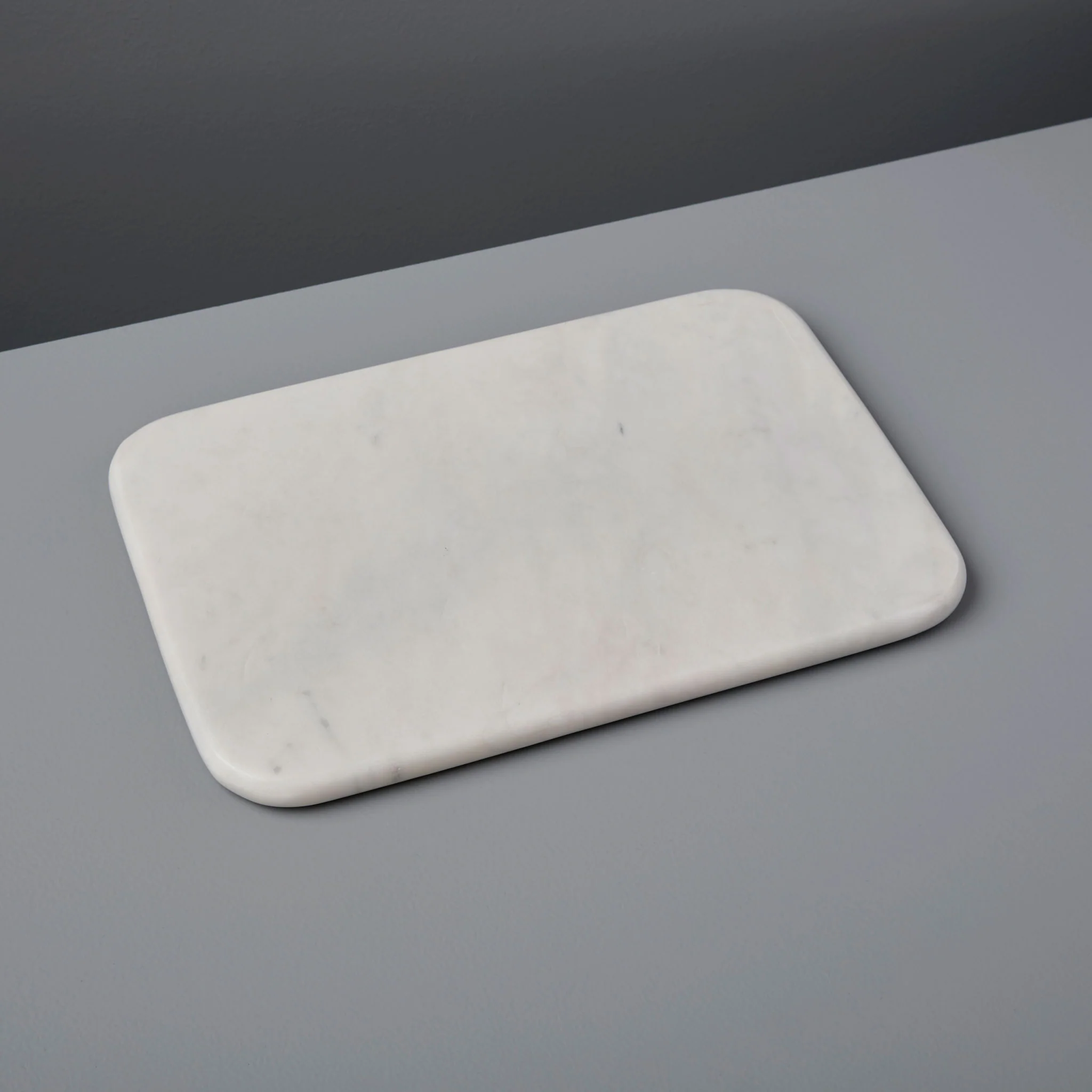 Modern White Marble Small Pastry Slab Natural