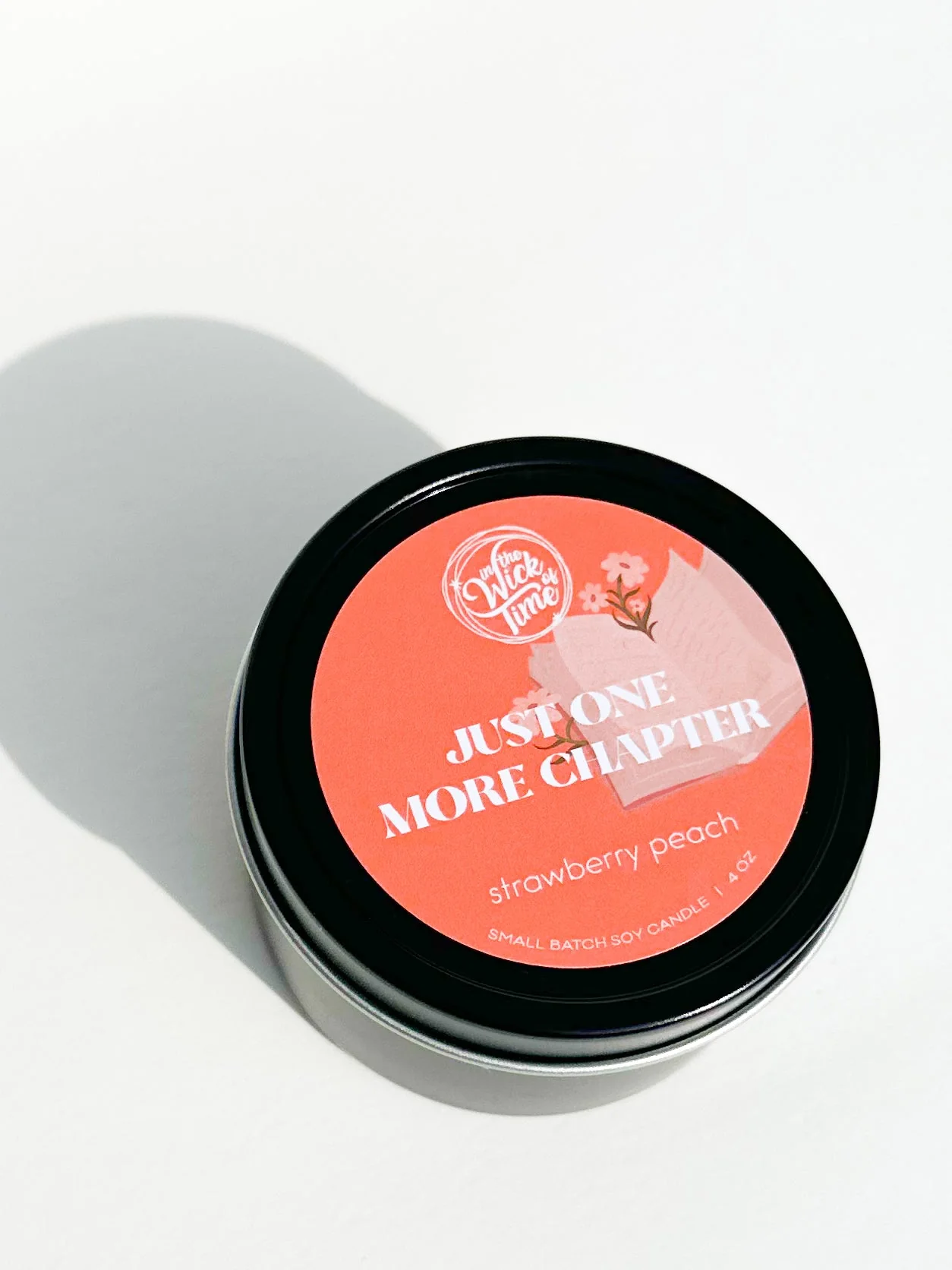 Convenient Just One More Chapter Candle 4 OZ Safe