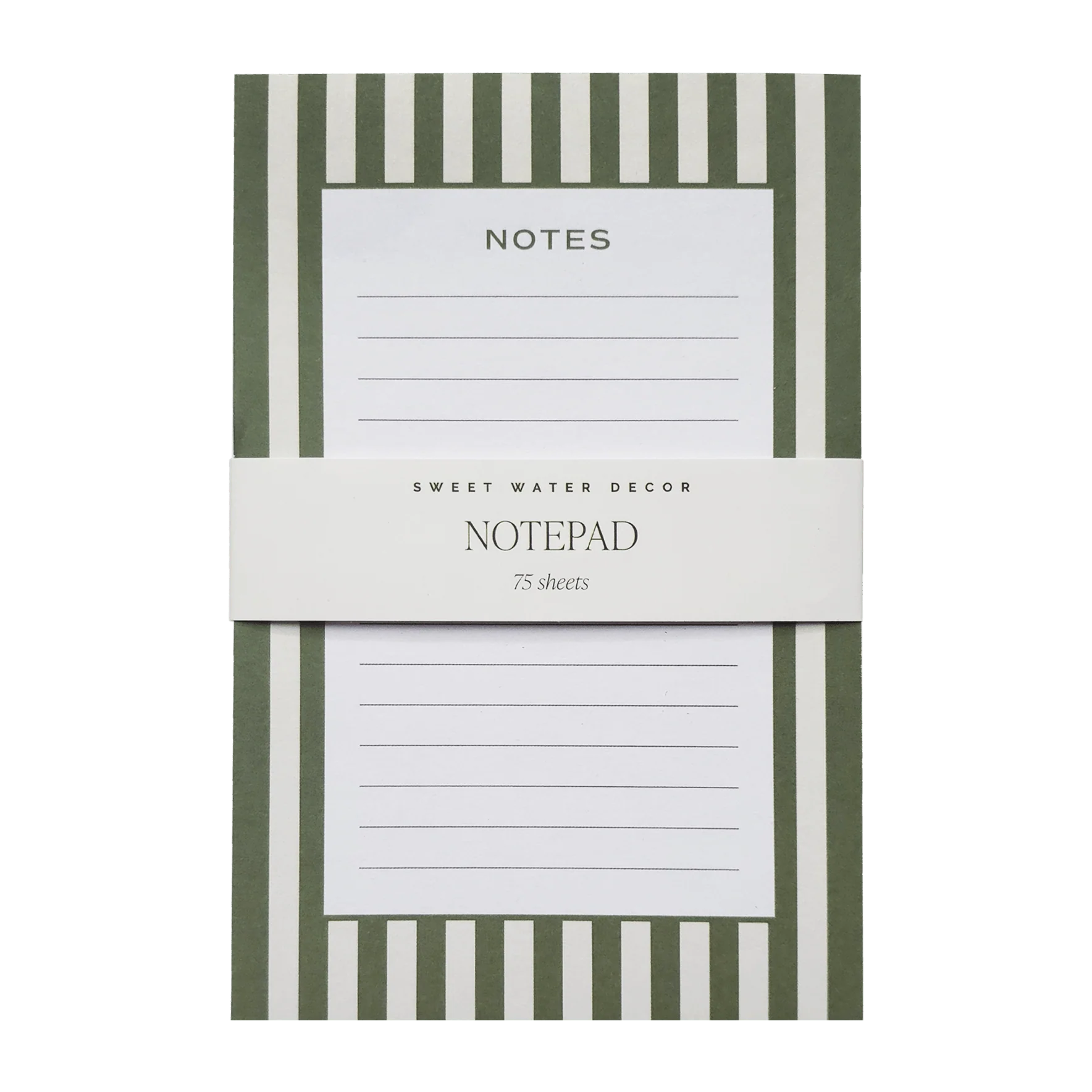 Soft Striped Notepad Long-Lasting