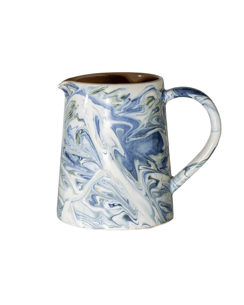 High-End Marbled Ocean Pitcher Safe