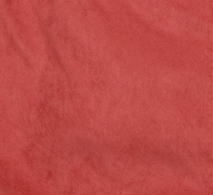 Fine Red Suede Fabric by the Yard Grade 10 Modern