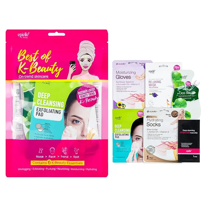 High-End Epielle of K-Beauty Kit 6 Home Spa Essentials At-Home Spa Kit Prestigious