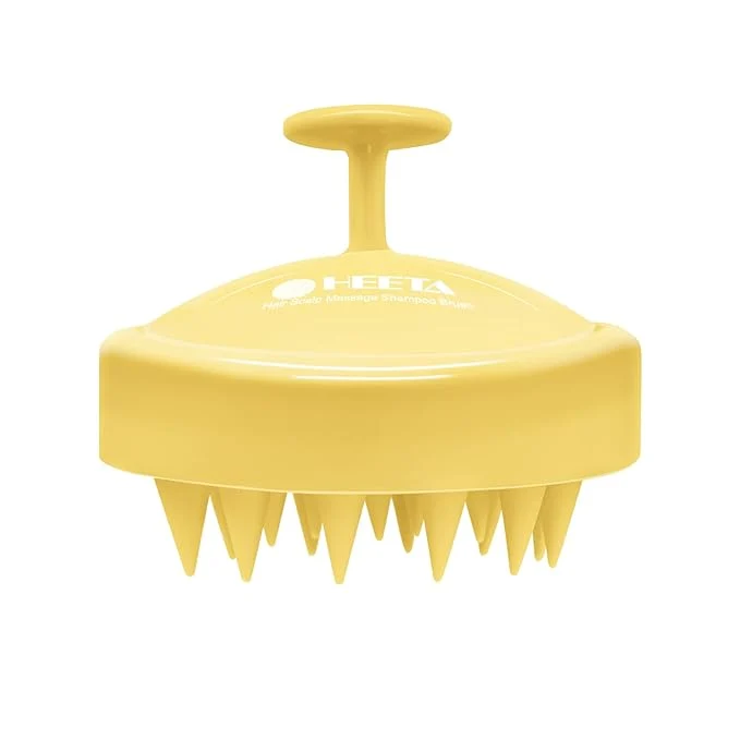 Classic HEETA Scalp Massager with Soft Silicone Bristles Efficient
