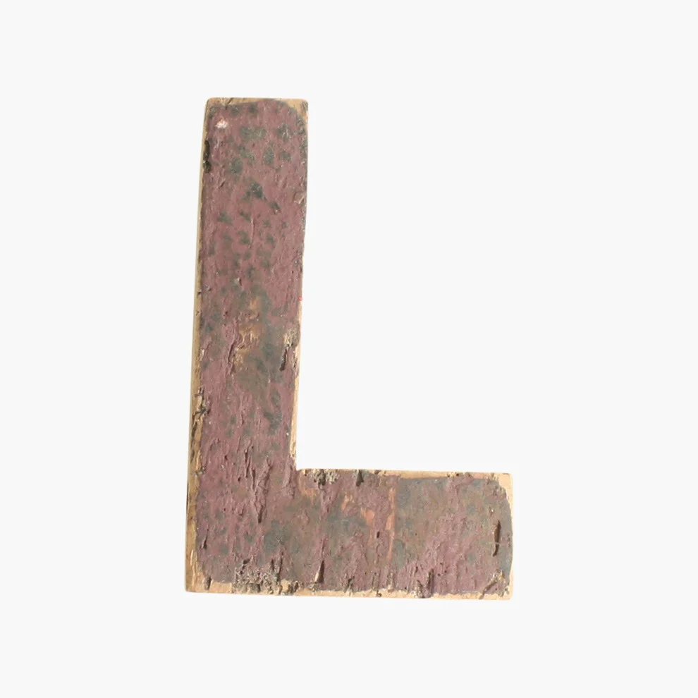Environmentally Friendly Boatwood letter L Powerful
