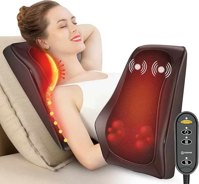 Healthy COMFIER Back Massager with Heat Deep Tissue Shiatsu Neck and Back Massager First-Class