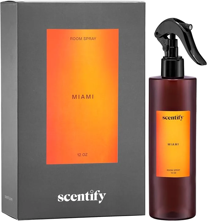 Minimalist Scentify Miami Odor Neutralizing Room Spray – Luxury Cashmere Floral Musky Efficient