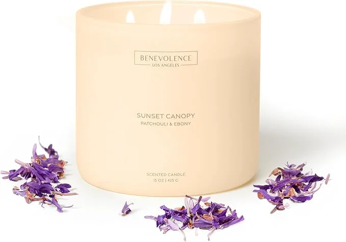 Refined Patchouli Ebony – Benevolence LA 3-Wick Fall Scented Candle Healthy