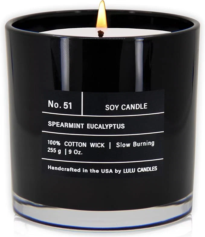 Artisan Lulu Candles Spearmint Eucalyptus Luxury Scented Soy Jar Candle Hand Outstanding