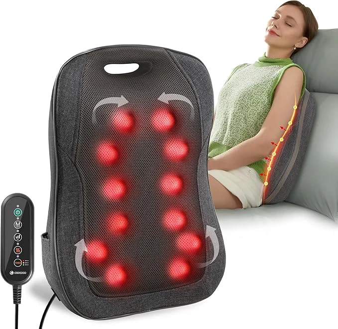 Carefully Designed CooCoCo HSA Store Eligible Shiatsu Back Massager User-Friendly