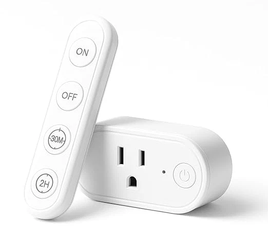 First-Class Remote Control Timer Outlet Dual Gear Countdown World-Class