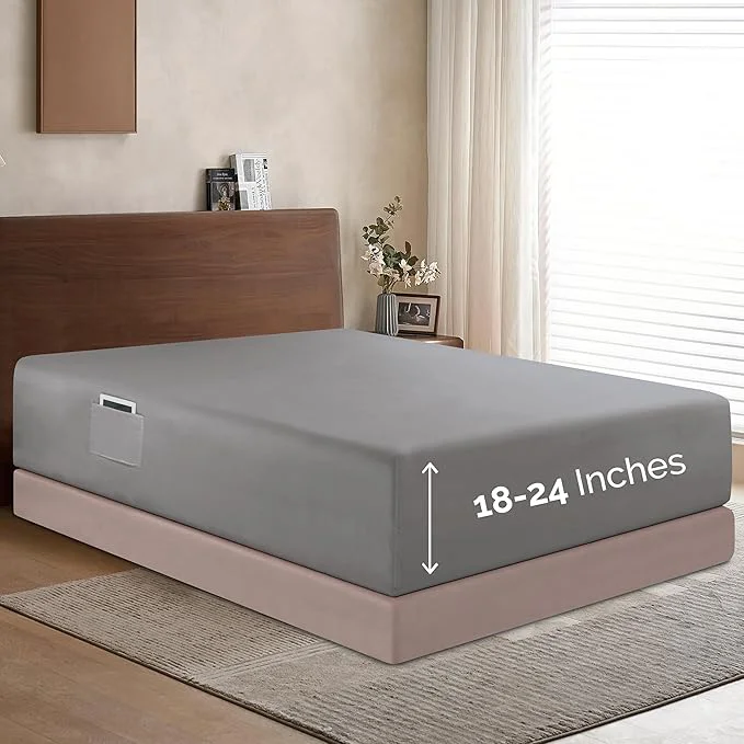 Durable Elegant Comfort 1500 Premium Hotel Quality 18-24 Inches Deep Top-Quality