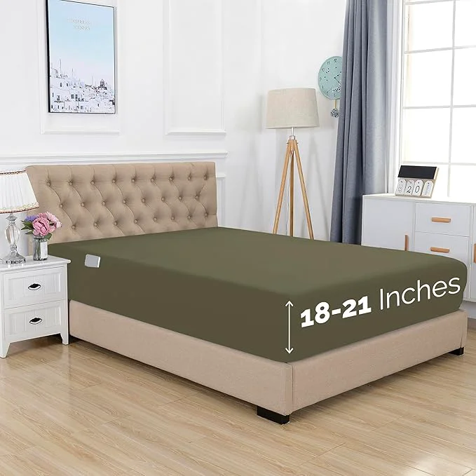 Original Elegant Comfort 1500 Premium Hotel Quality 18-21 Inches Deep Soft