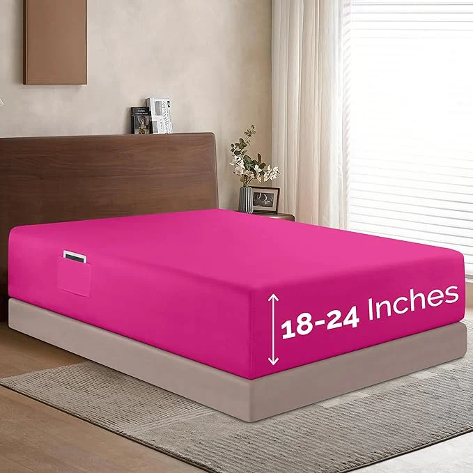 Green Elegant Comfort 1500 Premium Hotel Quality 18-24 Inches Deep Lightweight