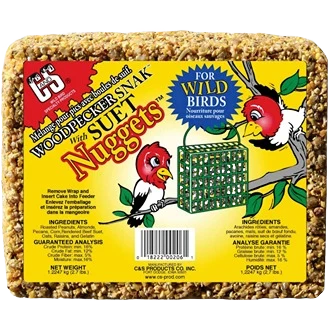 Comfortable C S Woodpecker Suet with Nuggets 2.4 lb. Carefully Designed