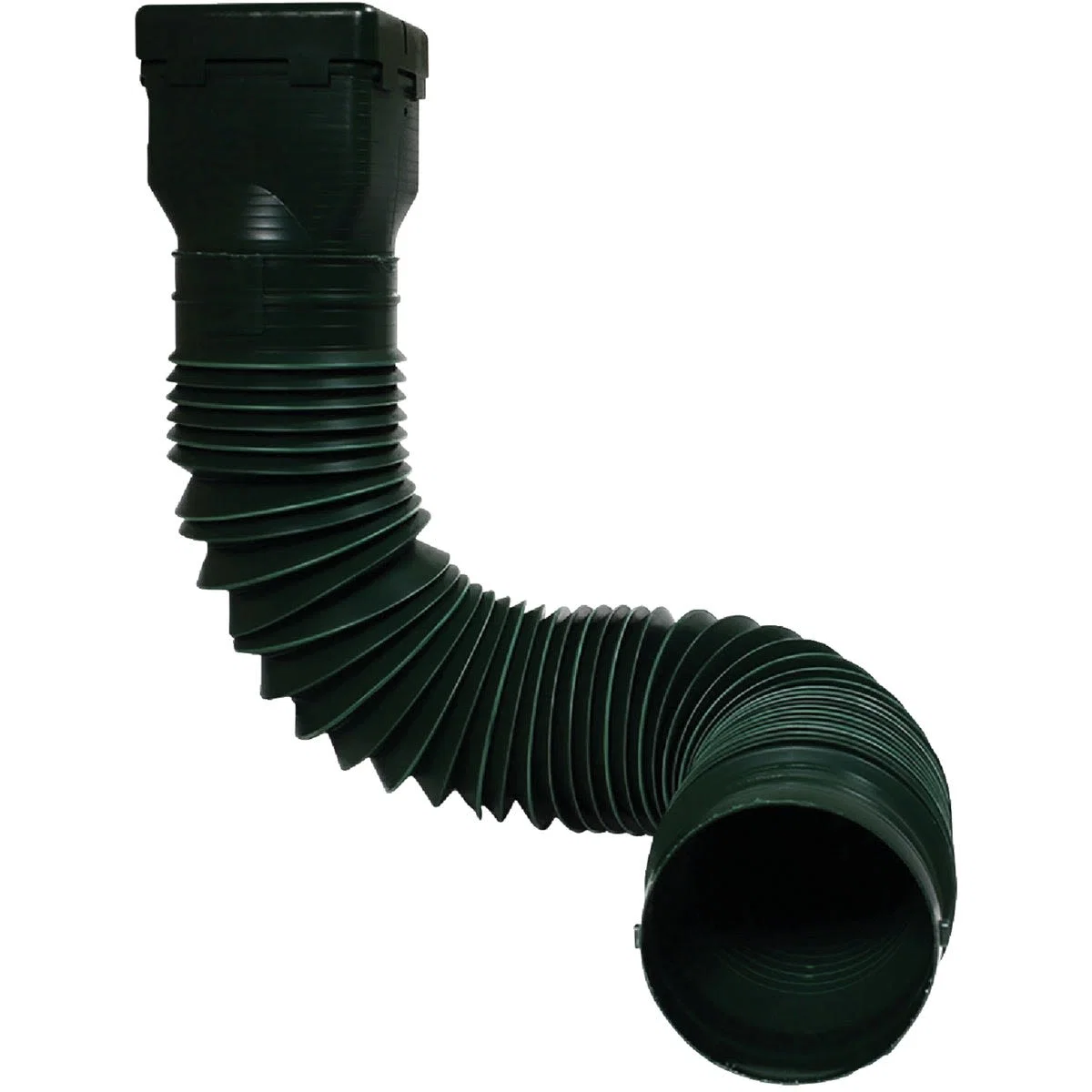 Advanced Spectra Metals Green 22 in. to 48 in. Flexible Downspout Extension Secure