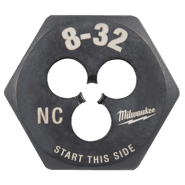 Trendy Milwaukee 8-32 NC SAE 1 Hex Threading Die Next-Generation