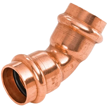 Lightweight NIBCO 3 4 45 Deg. Press Copper Elbow 1 8 Bend Certified
