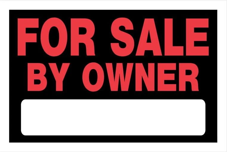 Fine Hillman Black Red For By Owner Sign 8 in. x 12 in. Convenient