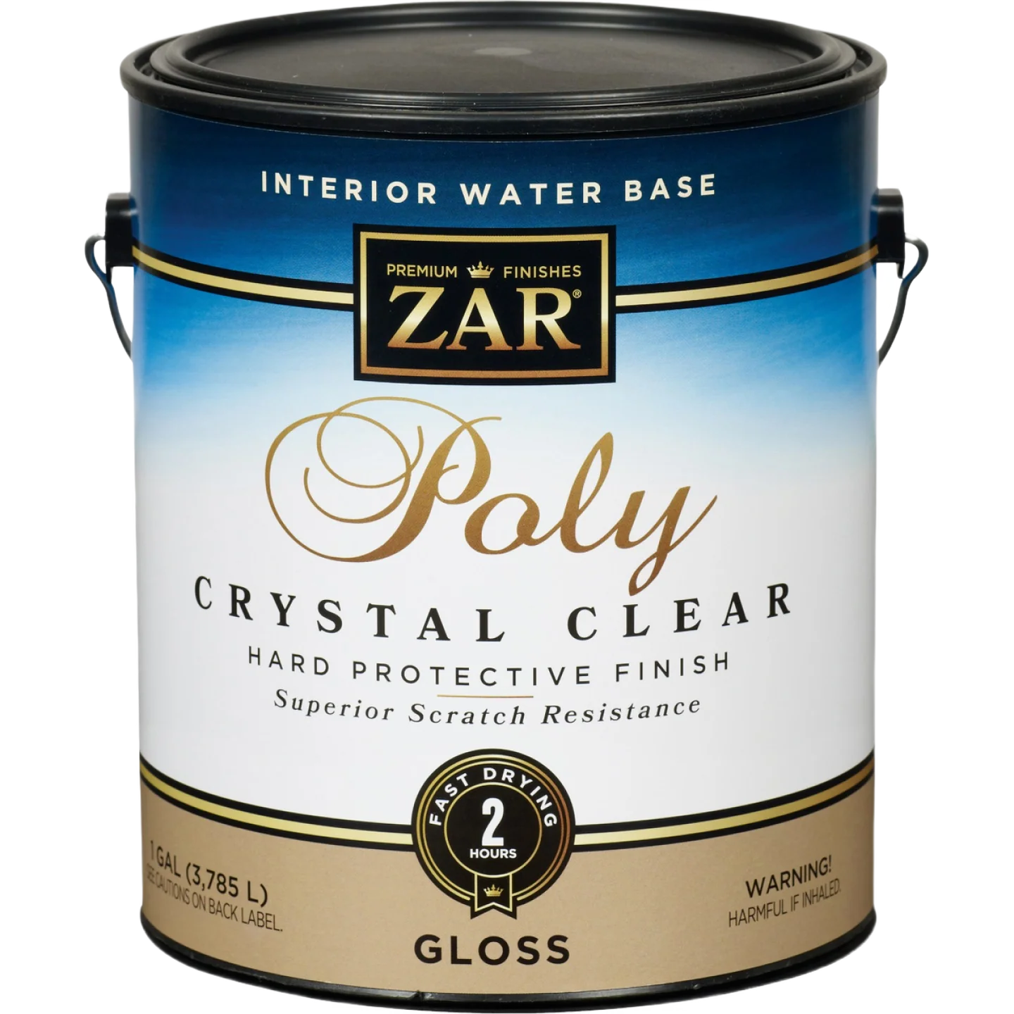 Comfortable ZAR Gloss Interior Water Base Polyurethane Gallon Dependable