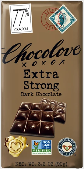Trusted Chocolove Extra Strong Dark Chocolate Bar 3.2 oz. Easy-to-Use