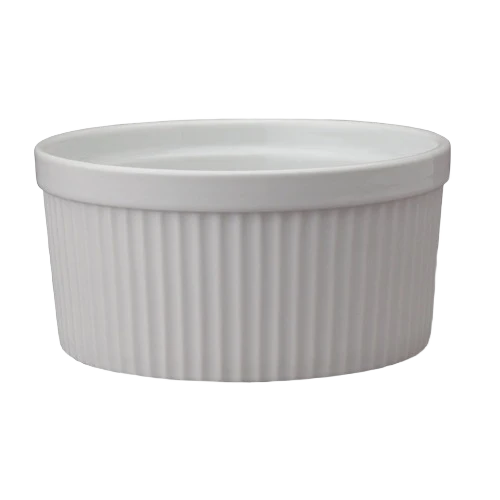 Clean HIC Porcelain Souffle Dish 32 oz. Expertly Made