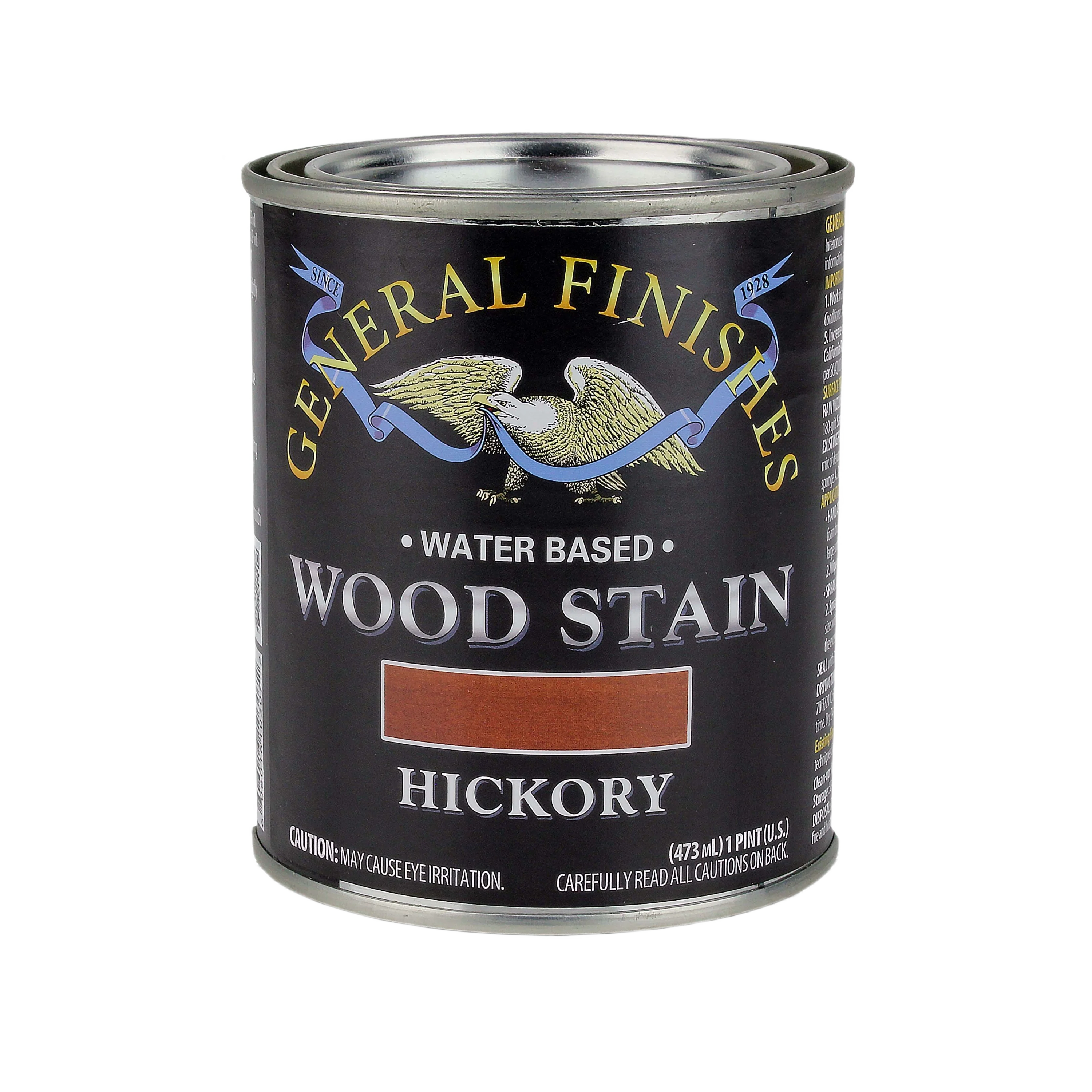 Premium General Finishes Hickory Water Based Wood Stain Pint Proven