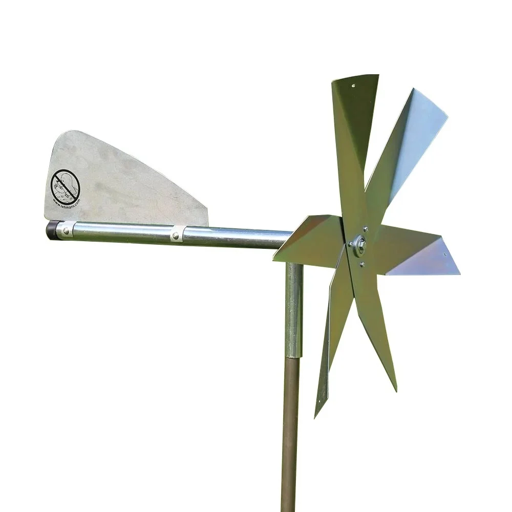 Eco-Friendly Mole Chasing Windmill Green