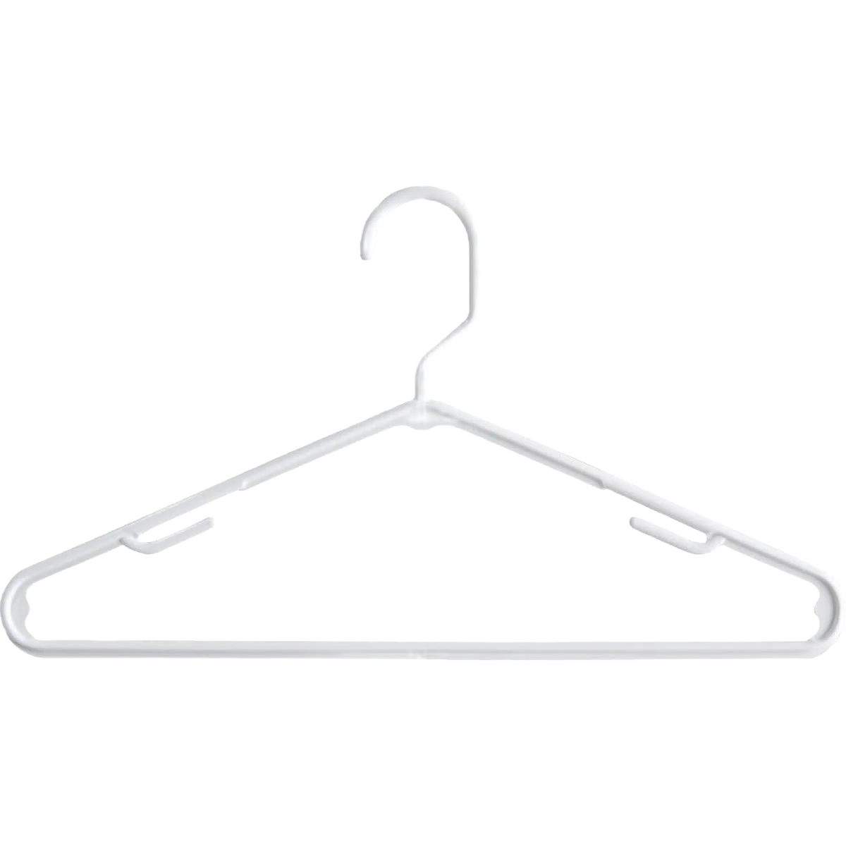 Fine Crafted Whitmor Tubular Plastic Clothes Hanger Advanced