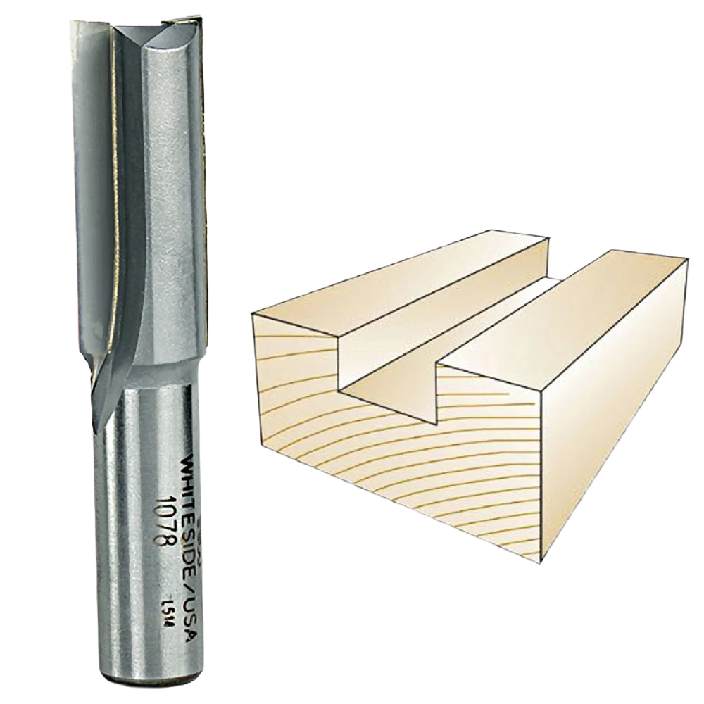 Organic Whiteside Straight Bit 1 2 in. SH x 5 8 in. CD x 1-1 2 in. CL World-Class