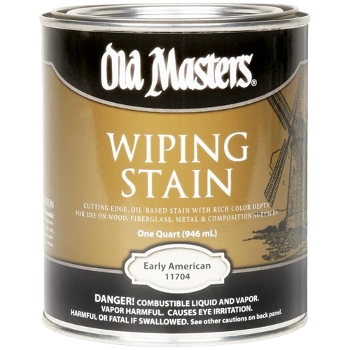 Luxury Old Masters Early American Oil Base Wiping Stain 1 Quart Relaxed