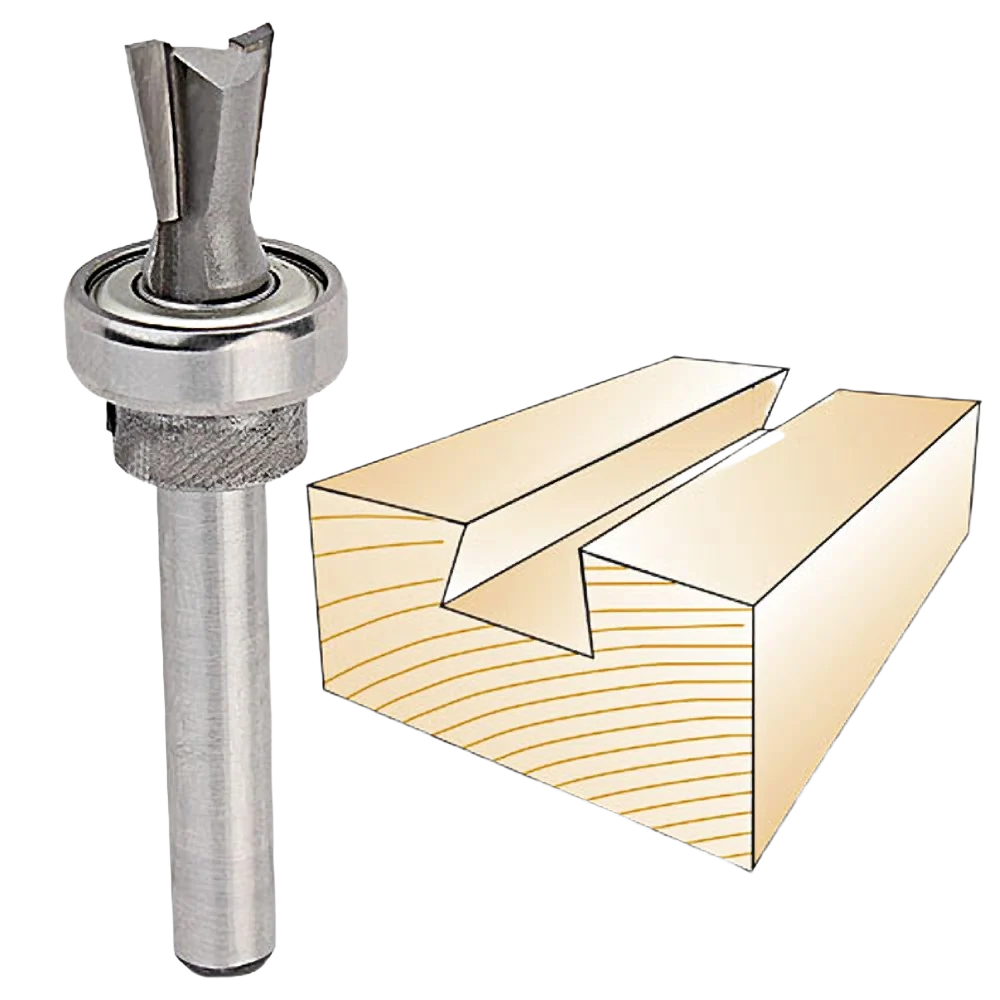 Consistent Whiteside Keller Dovetail Bit 1 4 in. SH x 11 32 in. LD x 7 deg. Lightweight