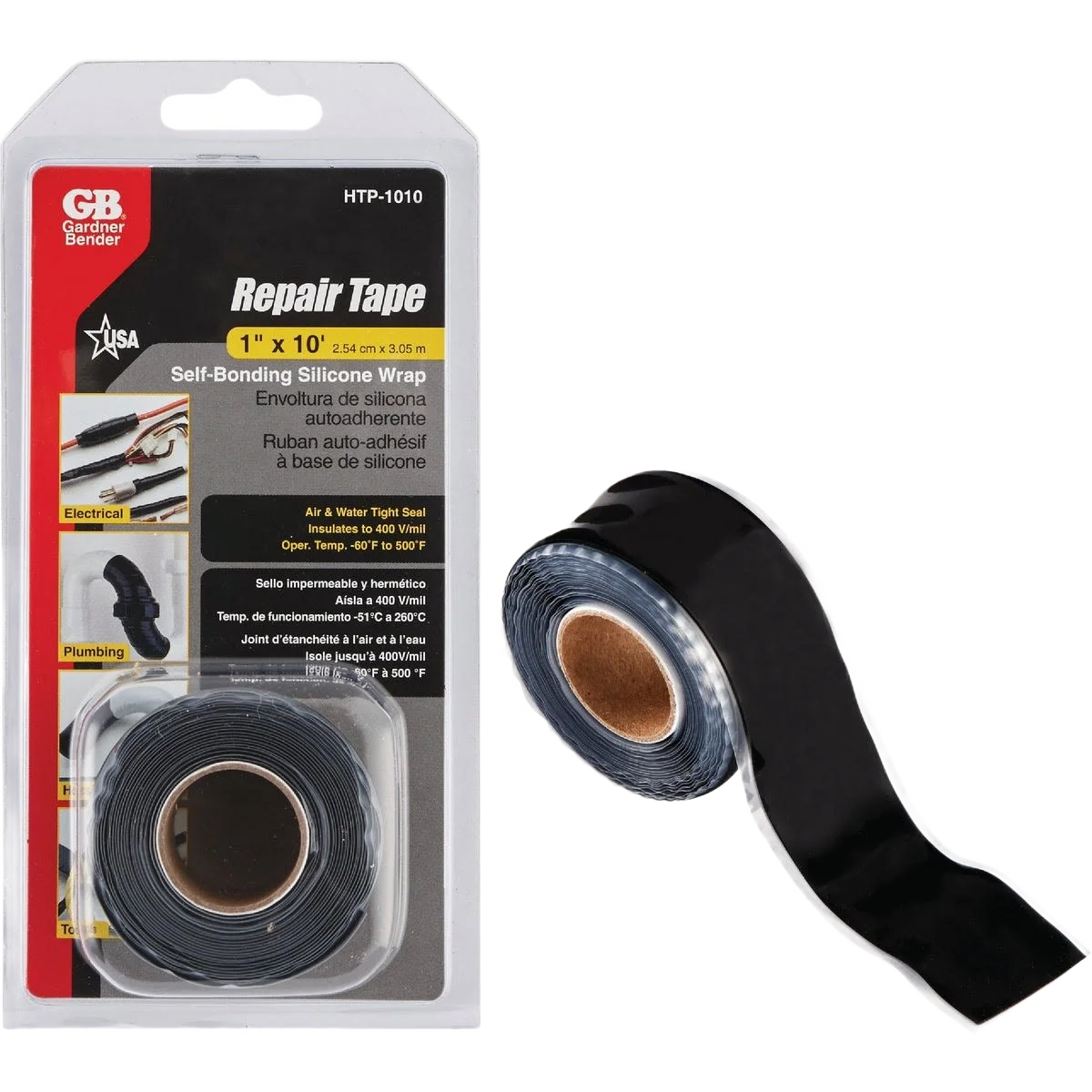 Innovative Gardner Bender Black Self-Sealing Tape 1 In. x 10 Ft. Selected