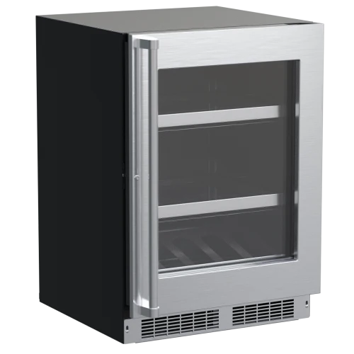 Certified 24-IN PROFESSIONAL BUILT-IN BEVERAGE CENTER WITH REVERSIBLE HINGE Stylish