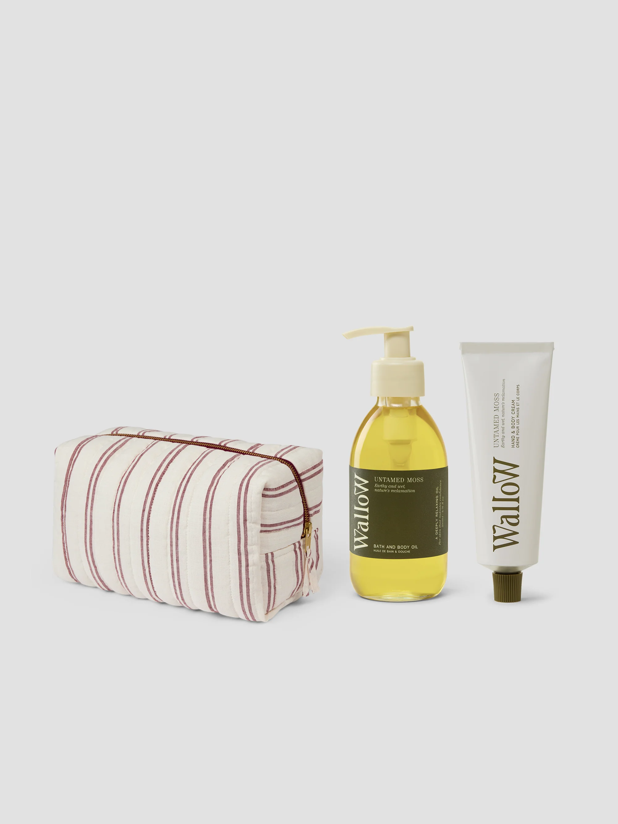 Elegant Rhubarb Kemptown Washbag Wallow Goodies Sustainable