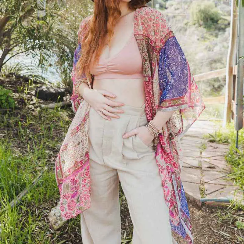 Minimalist Bohemian Velvet Kimono Advanced