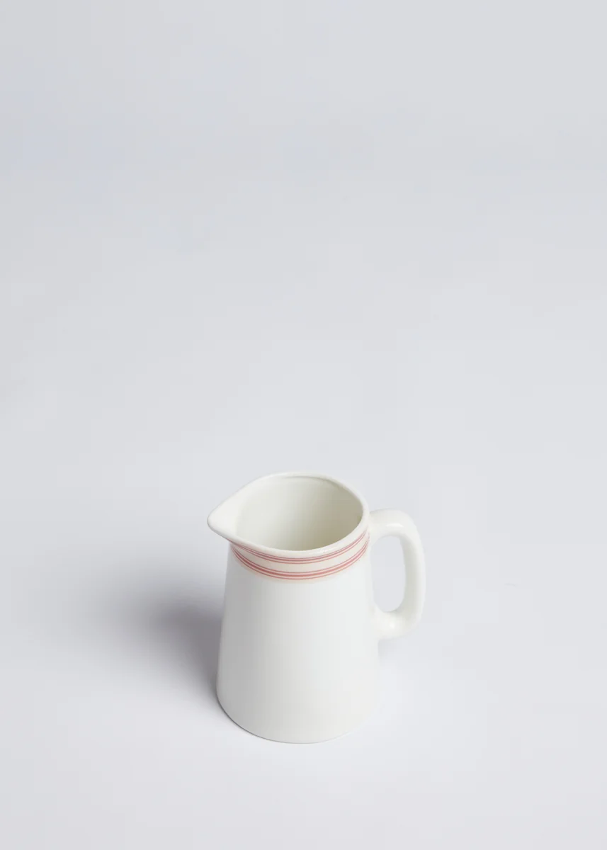 World-Class Foxford Pink Stripe Half Pint Jug High-End