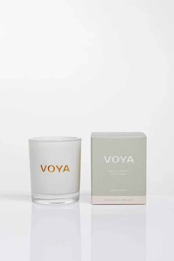 Healthy VOYA Cedarwood Bergamot Luxury Scented Candle Exceptional