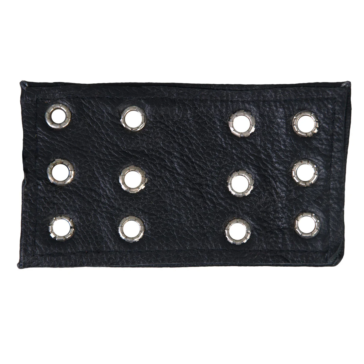 Certified Hot Leathers LHH2001 Black Chap Extender with Eyelets Powerful